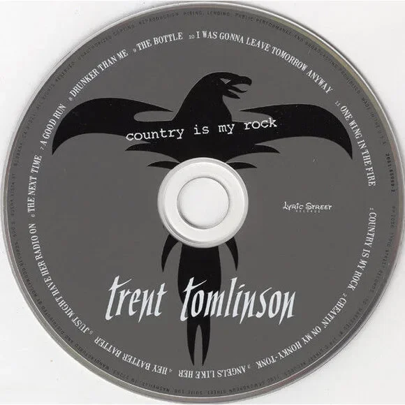 Trent Tomlinson - Country Is My Rock (CD) (VG+) - Picture 3 of 5